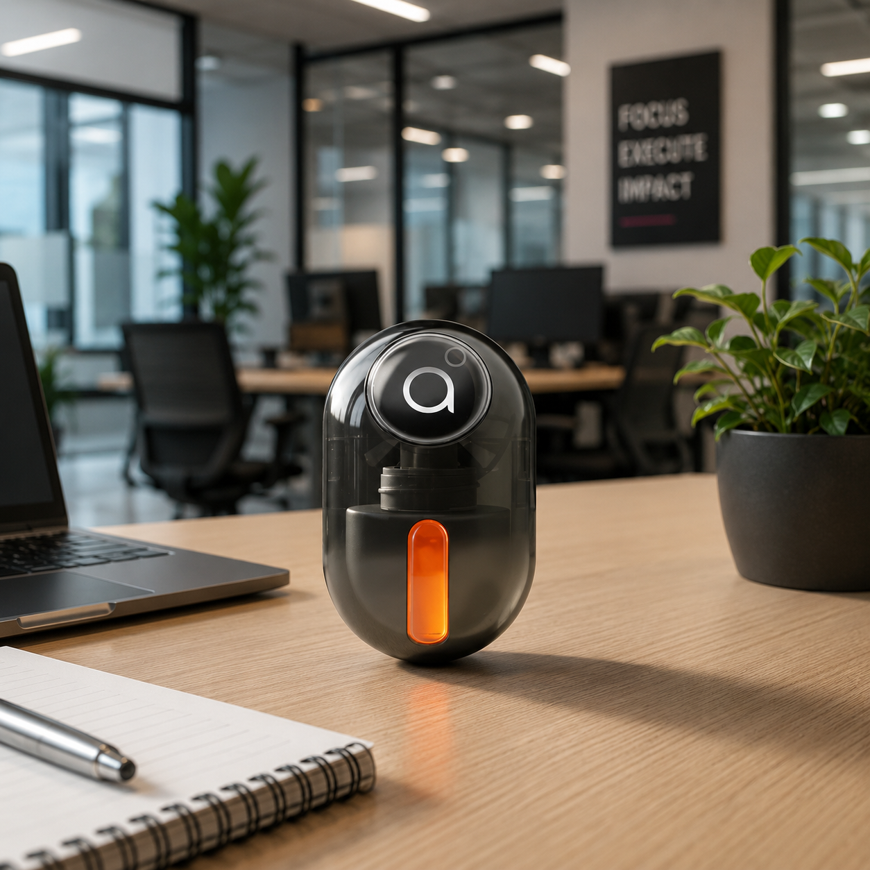 Aer Clip — on the Brand Manager's desk